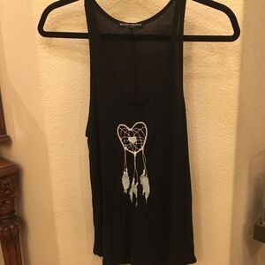 Brandy Melville Black Tank Top One Size